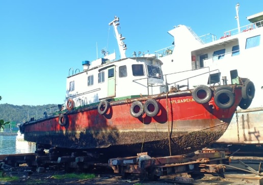 Docking repair kapal MPI. SARENA milik PT Pelindo Marine Service