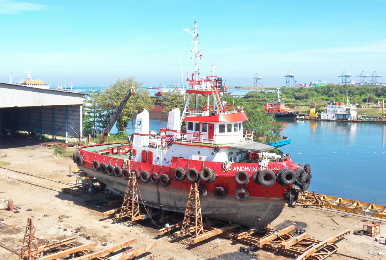 Docking repair kapal KT. Anoman III